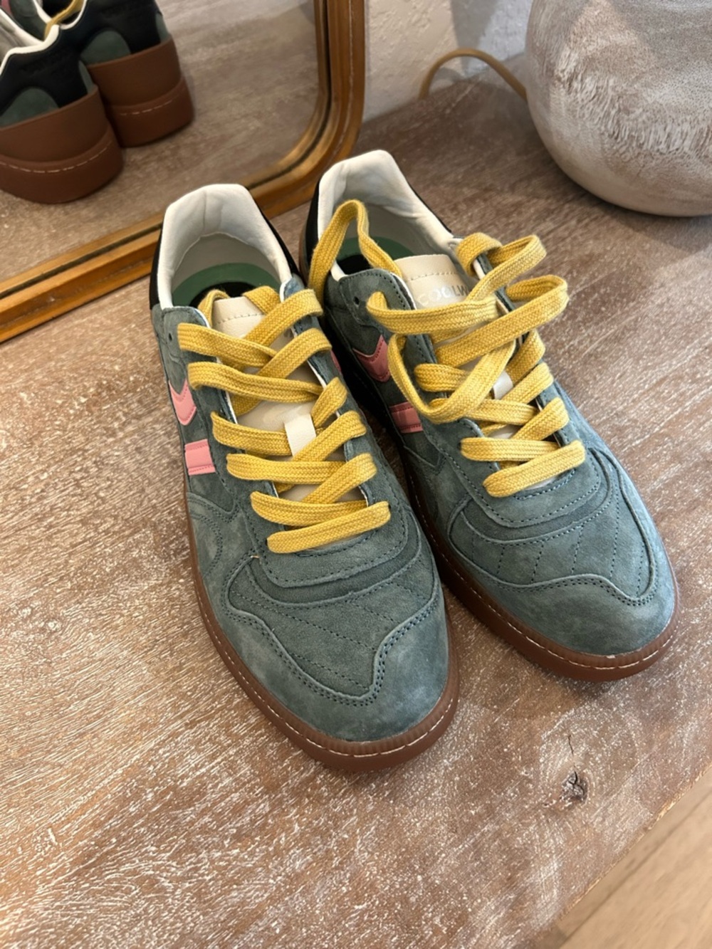 New Coolway Goal Sneakers Urban Outfitters Green - Picture 2 of 6